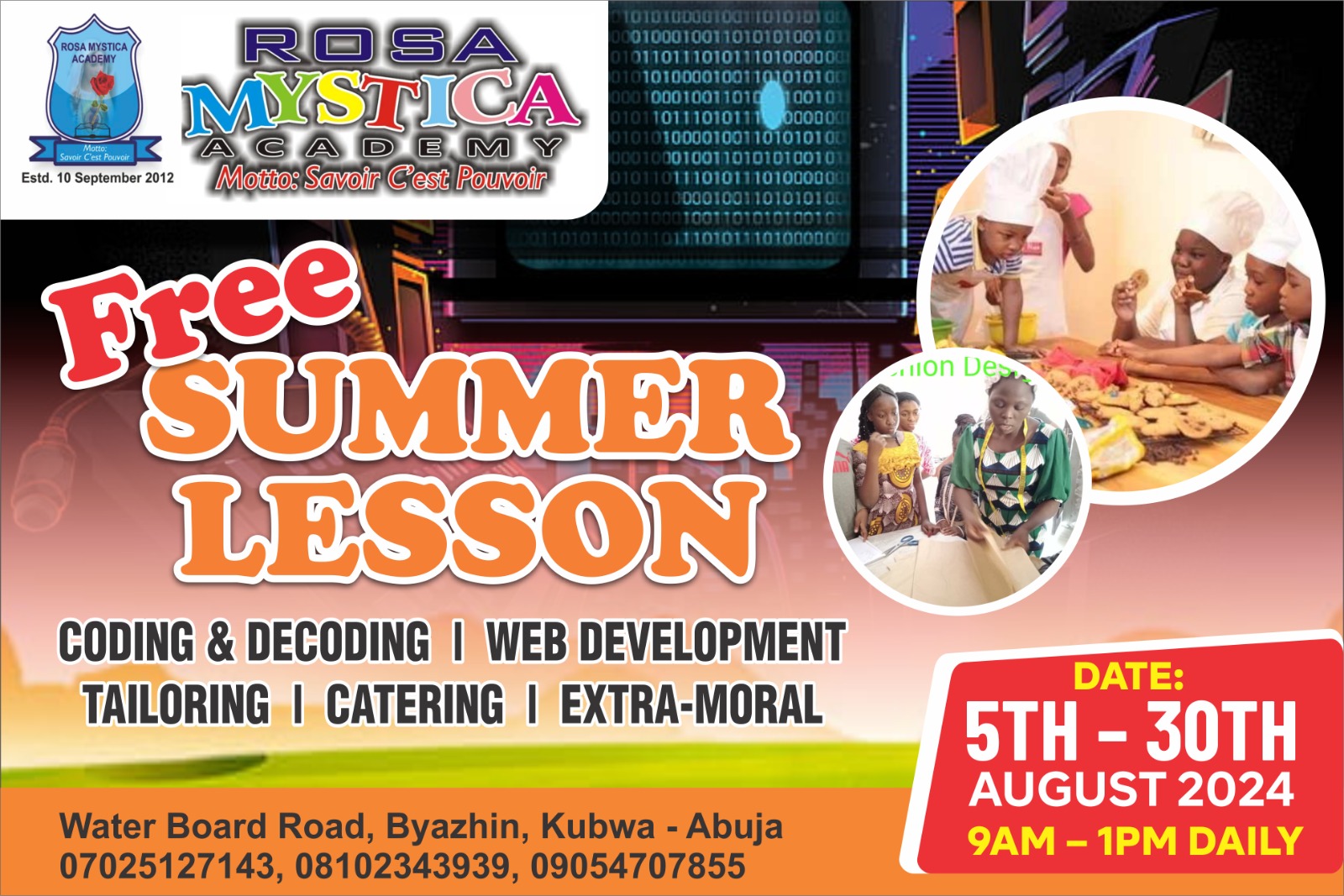 FREE SUMMER LESSON